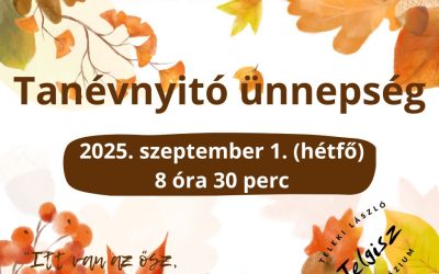 Tanévnyitó