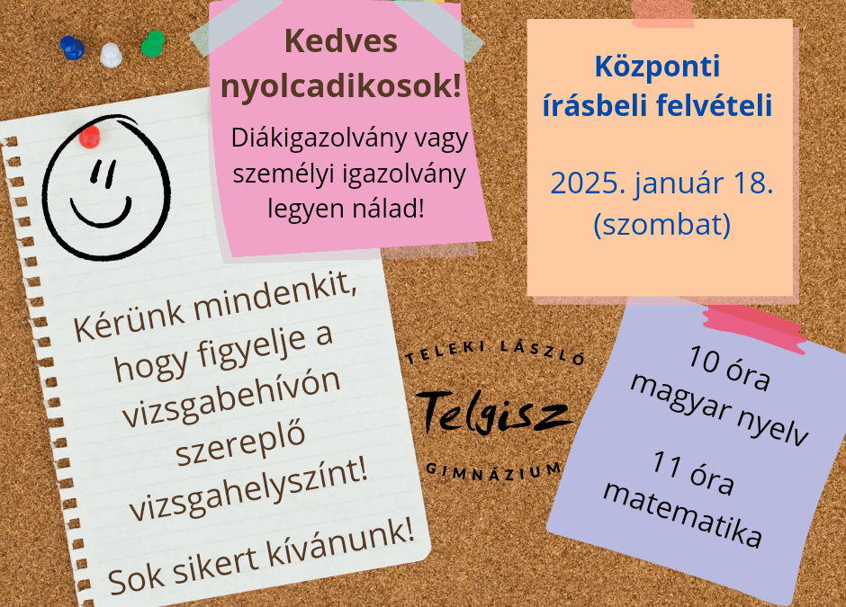 Írásbeli felvételi